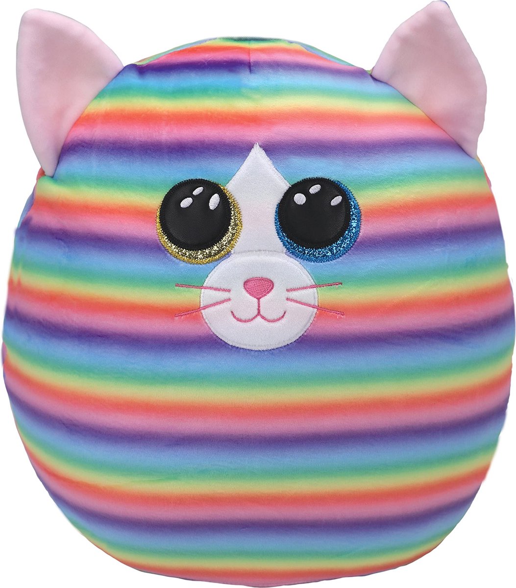 Ty squish a boo heather cat 31 cm