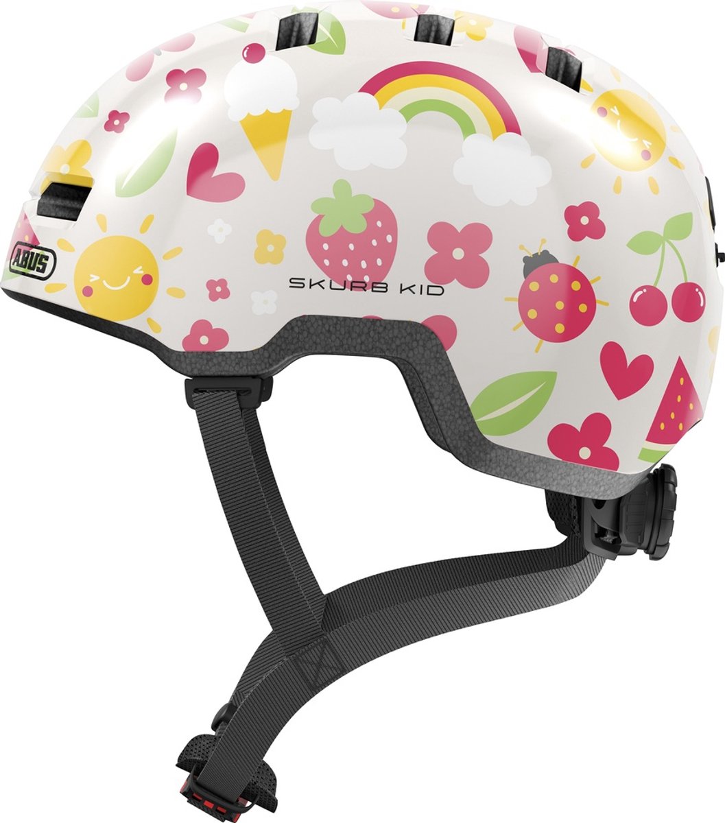 Abus skurb kid - fietshelm - kinderen cream summer m (50 - 55 cm)