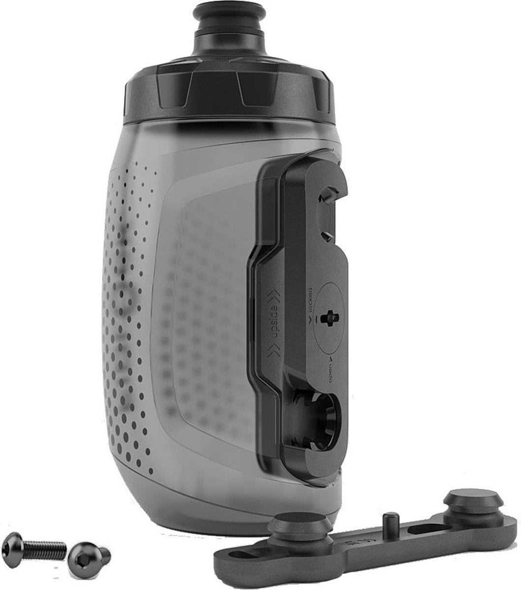 Fidlock twist 450ml+magnetic mount bidon grijs