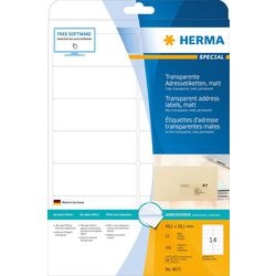 Adresetiketten herma