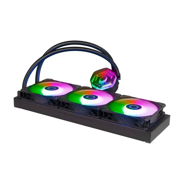 Cooler master mlx-d36m-a25pz-rw masterliquid 360 atmos, 3x 120mm argb white, 690-2500 rpm ± 10%