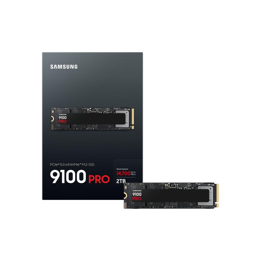 Samsung mz-vap2t0bw 9100 pro pcie® 5.0 nvme™ m.2 ssd - 2 tb, 2 tb, m.2, 14700 mb s