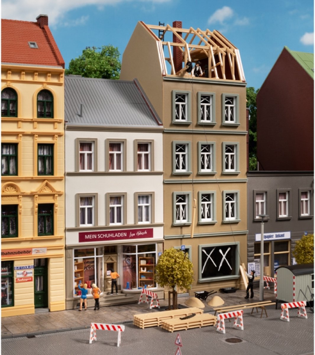 Auhagen 11463 h0 stadhouses schmidtstraße 31 33
