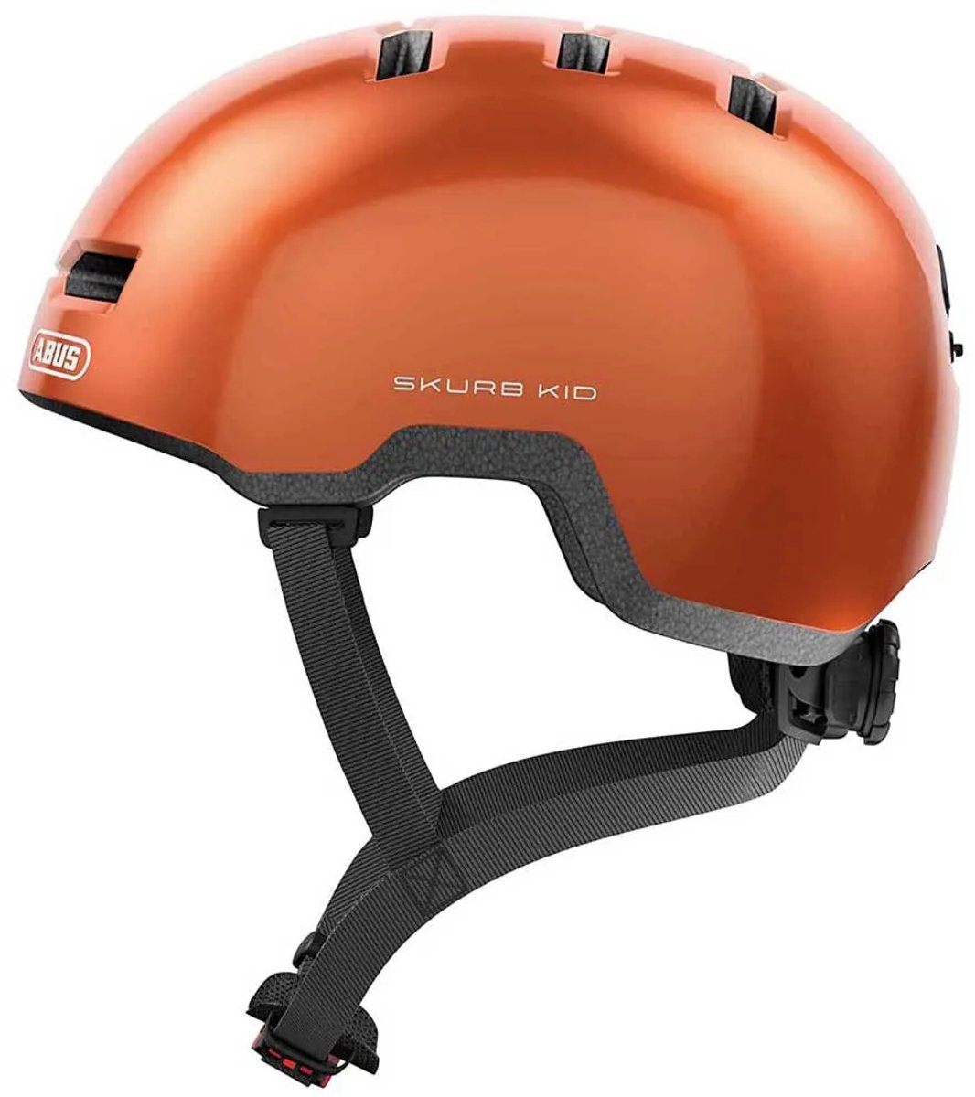 Abus skurb kid - fietshelm - kinderen goldfish orange m (50 - 55 cm)