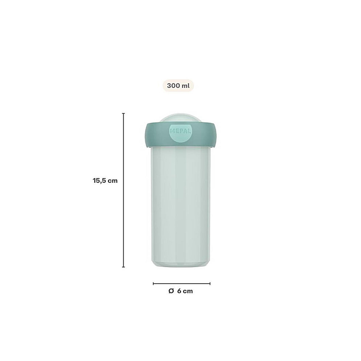 Mepal unicorn glow schoolbeker campus 300ml