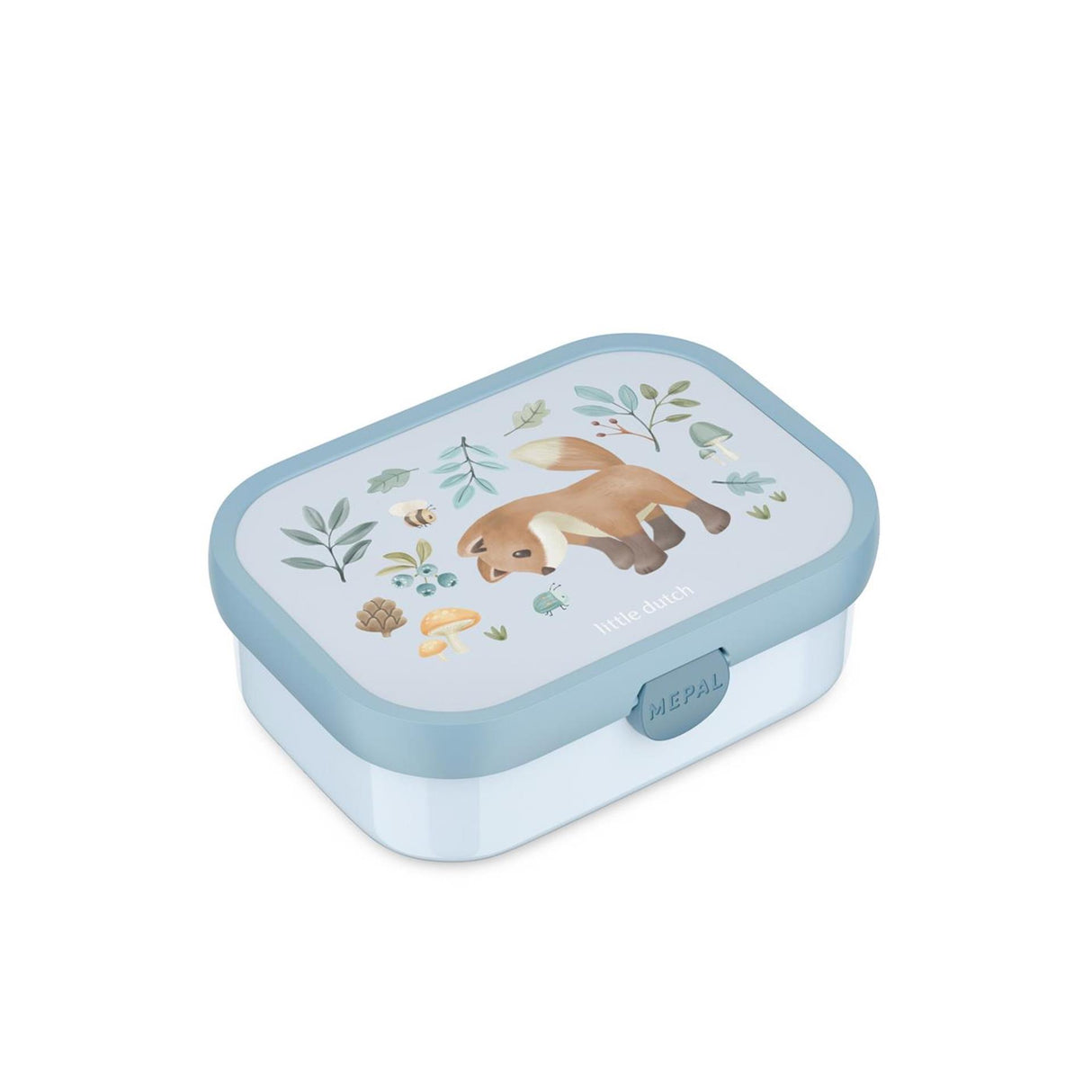 Mepal lunchbox campus little dutch - 750 ml - broodtrommel met vakjes voor kinderen - geschikt voor 4 boterhammen - forest friends