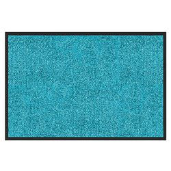 Droogloopmat color your life rhine turquoise