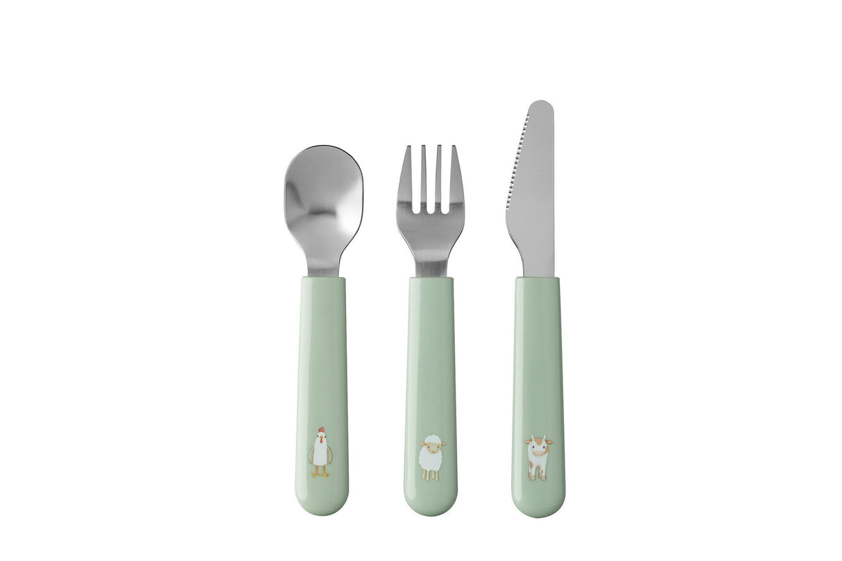 Mepal kinderbestekset mio 3-delig - little farm