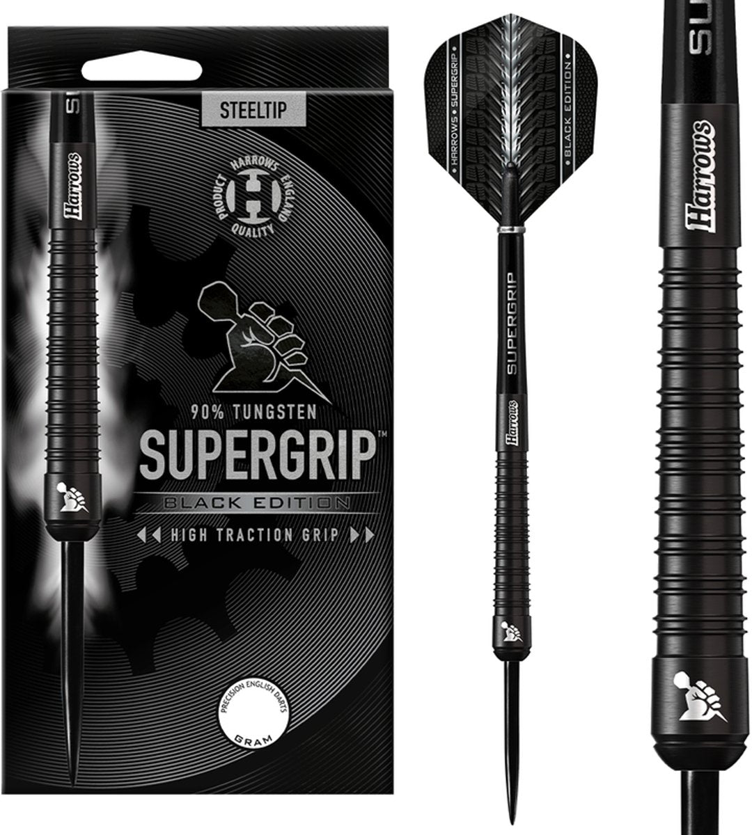 Harrows supergrip black edition 90% tungsten 30gr