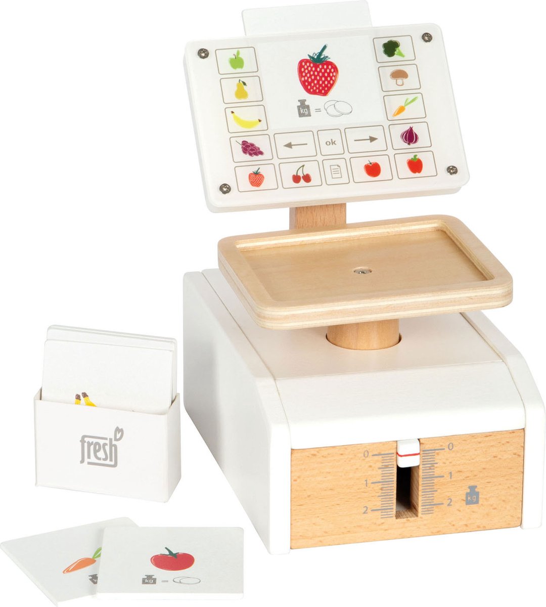 Small foot - houten weegschaal fresh