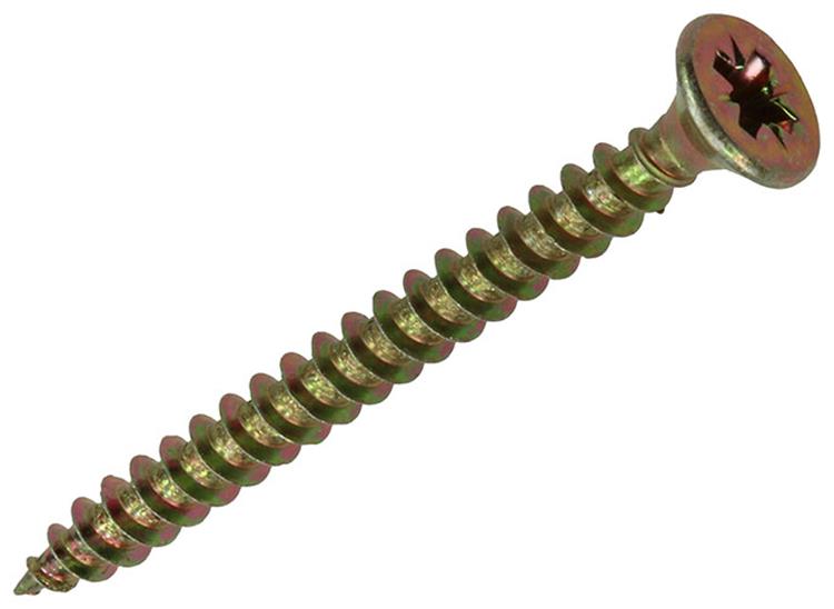 Mack 1017236 - spaanplaatschroef vz kop geelverz.16 st 4,0 x 45 mm | 10 stuks