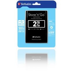 Externe hdd-schijf verbatim zw 2tb