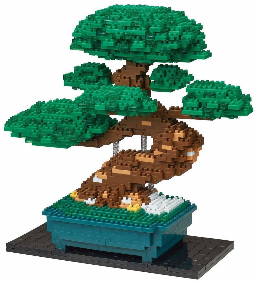Bandai nanoblock bouwset bonsai deluxe - 1130st.