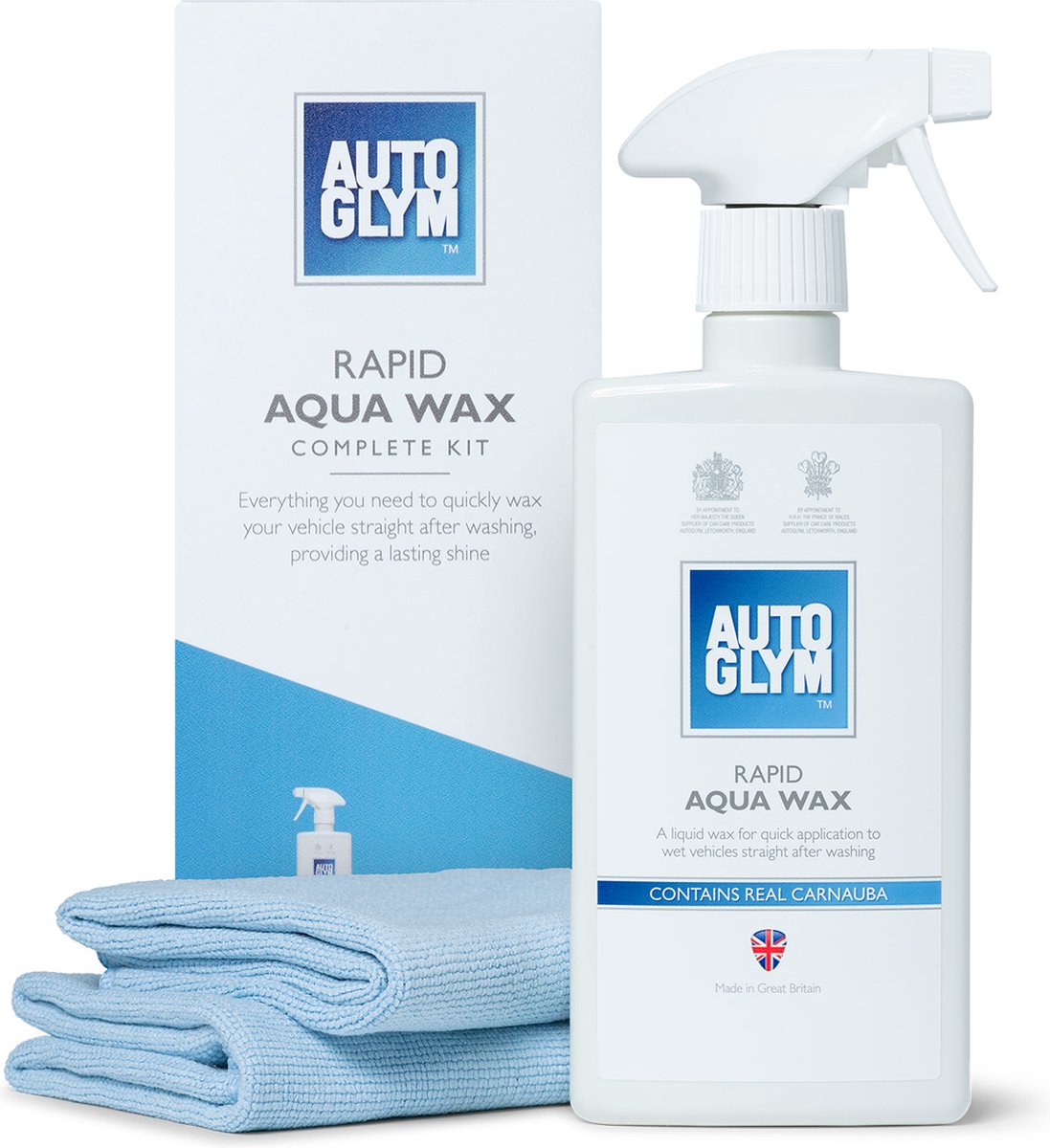 Autoglym rapid aqua wax kit 500ml