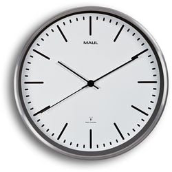 Radiogestuurde wandklok maul maulfly wit