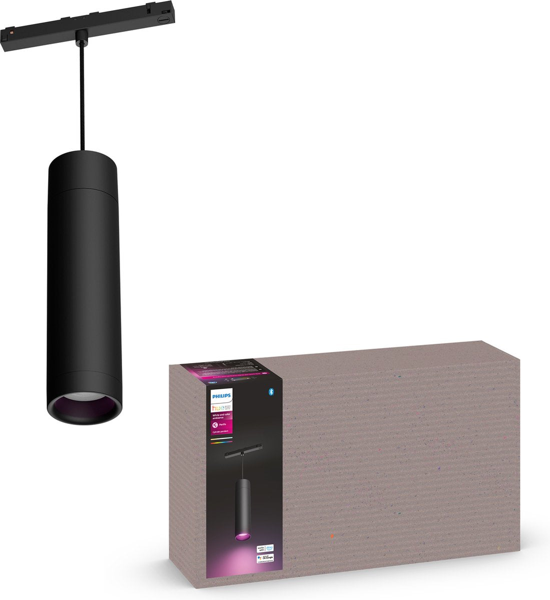 Philips hue perifo hanglamp - wit en gekleurd licht - zwart - uitbreiding