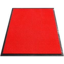 Deurmat sky monochrome rood