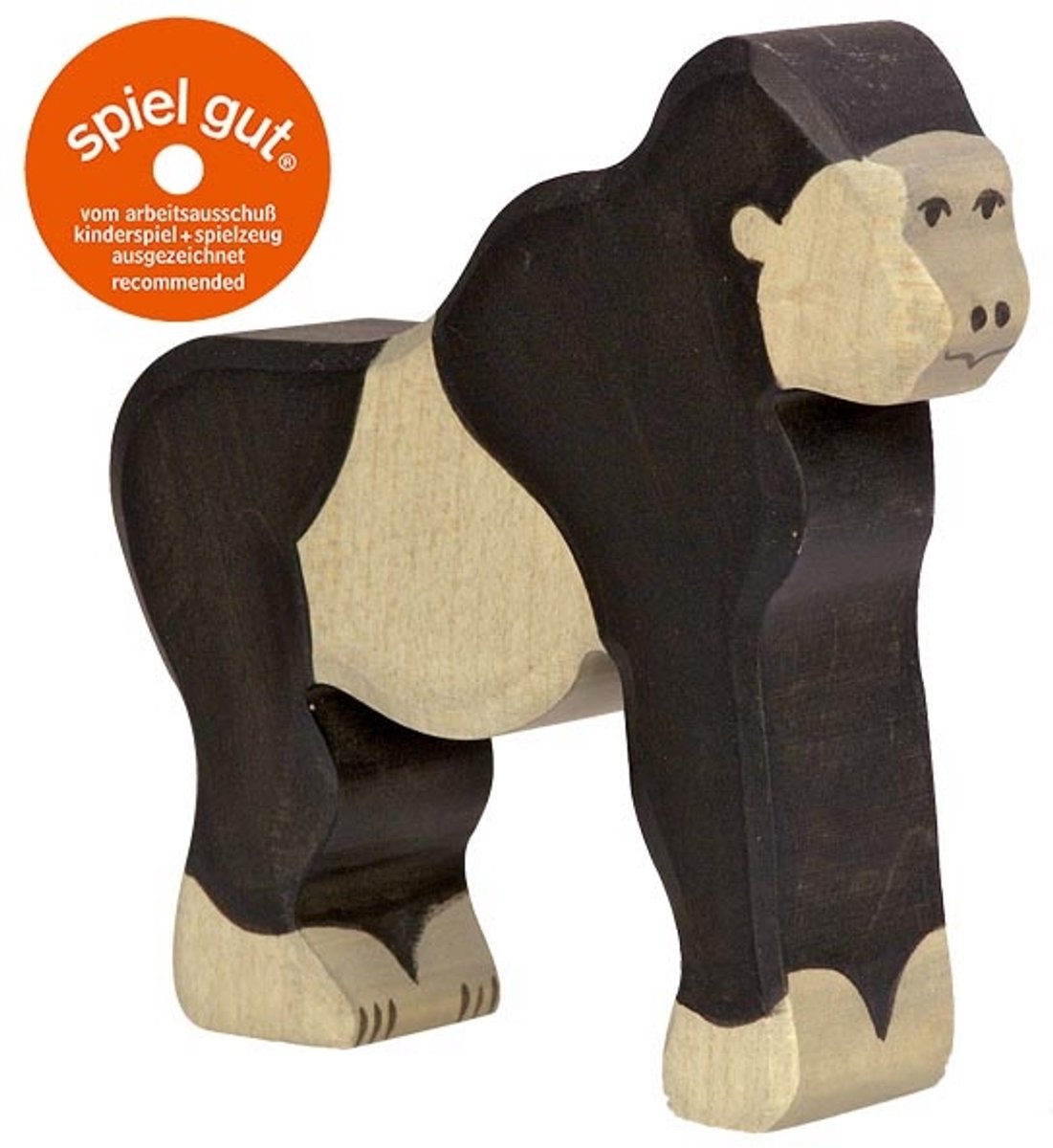 Holztiger houten gorilla