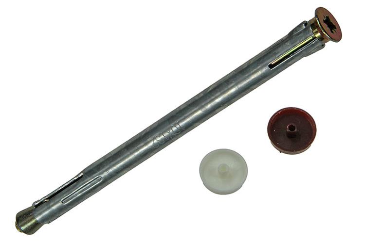 Mack 1018172 - metalen kozijnplug staal verzinkt 12 st 10 x 130 mm | 5 stuks