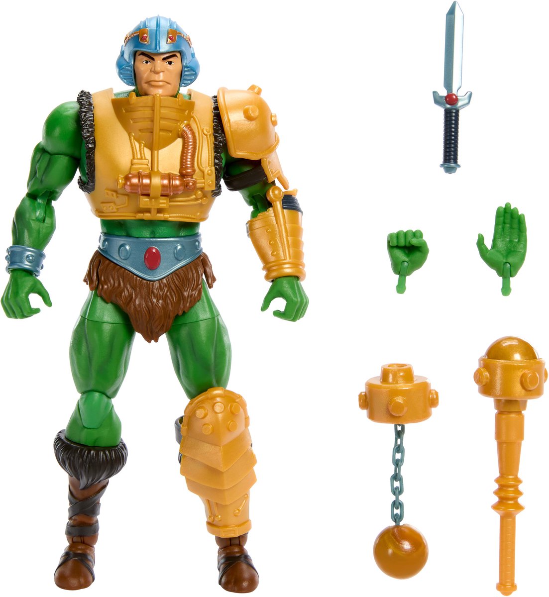 Mattel masters of the universe masterverse vintage collection action figure man-at-arms 18 cm action figuur