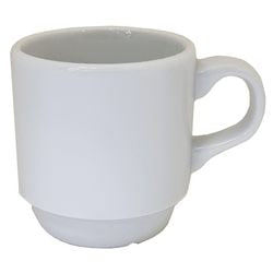 Koffiekop nova nordika wit porselein