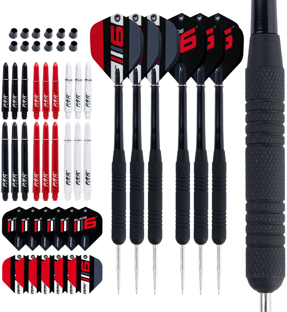 Winmau blade 6 starter pack brass - dartpijlen