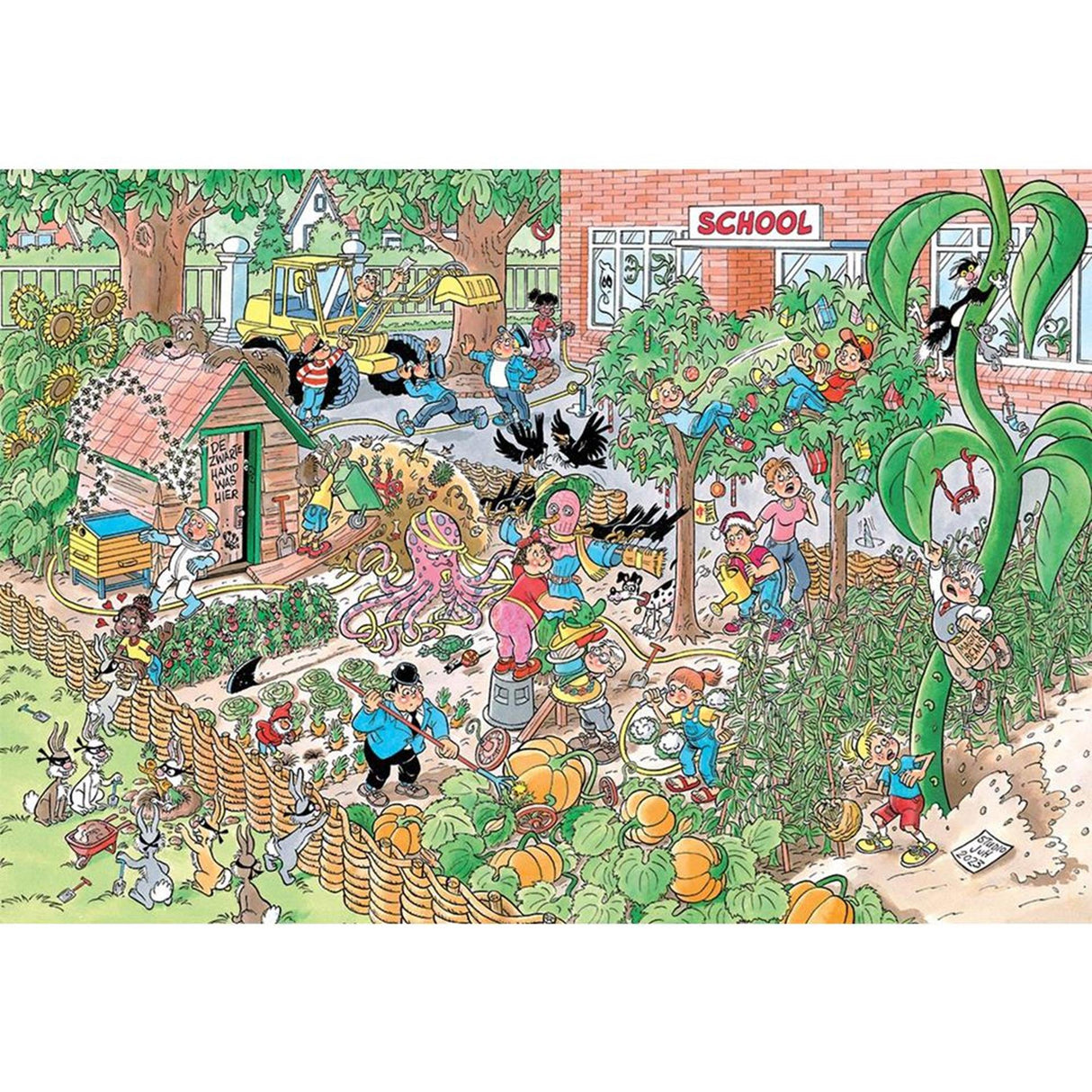 Jumbo jvh junior de schooltuin 360pc