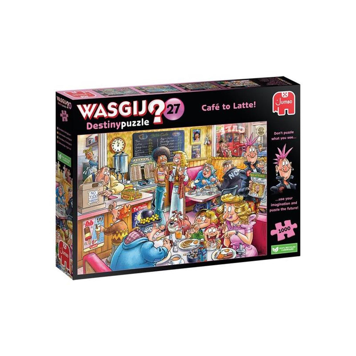Jumbo wasgij puzzel destiny 27 - cafã© to latte! 1000 stukjes