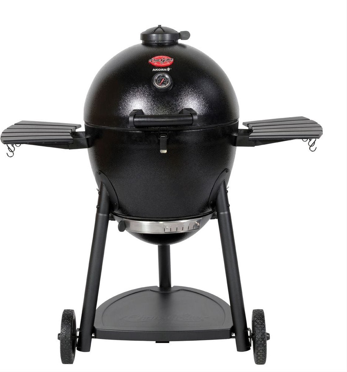 Char-griller akorn kamado bbq ø50 cm – houtskool barbecue en smoker – lichtgewicht stalen kamado – voor 4-6 personen