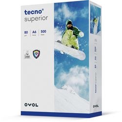 Kopieerpapier tecno a6 80 g m² wit 500 vellen
