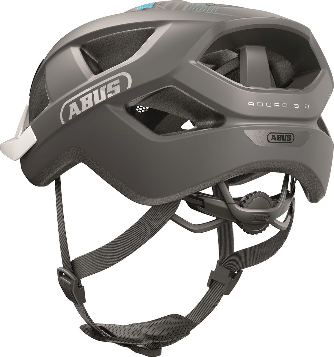 Abus fietshelm aduro 3.0 race grey l - 58-62 cm - grijs - geschikt voor gebruik op elektrische fietsen - stadsfietsen - 320 g