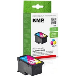 Inktcartridge kmp canon cl-546xl cyaan, magenta, geel