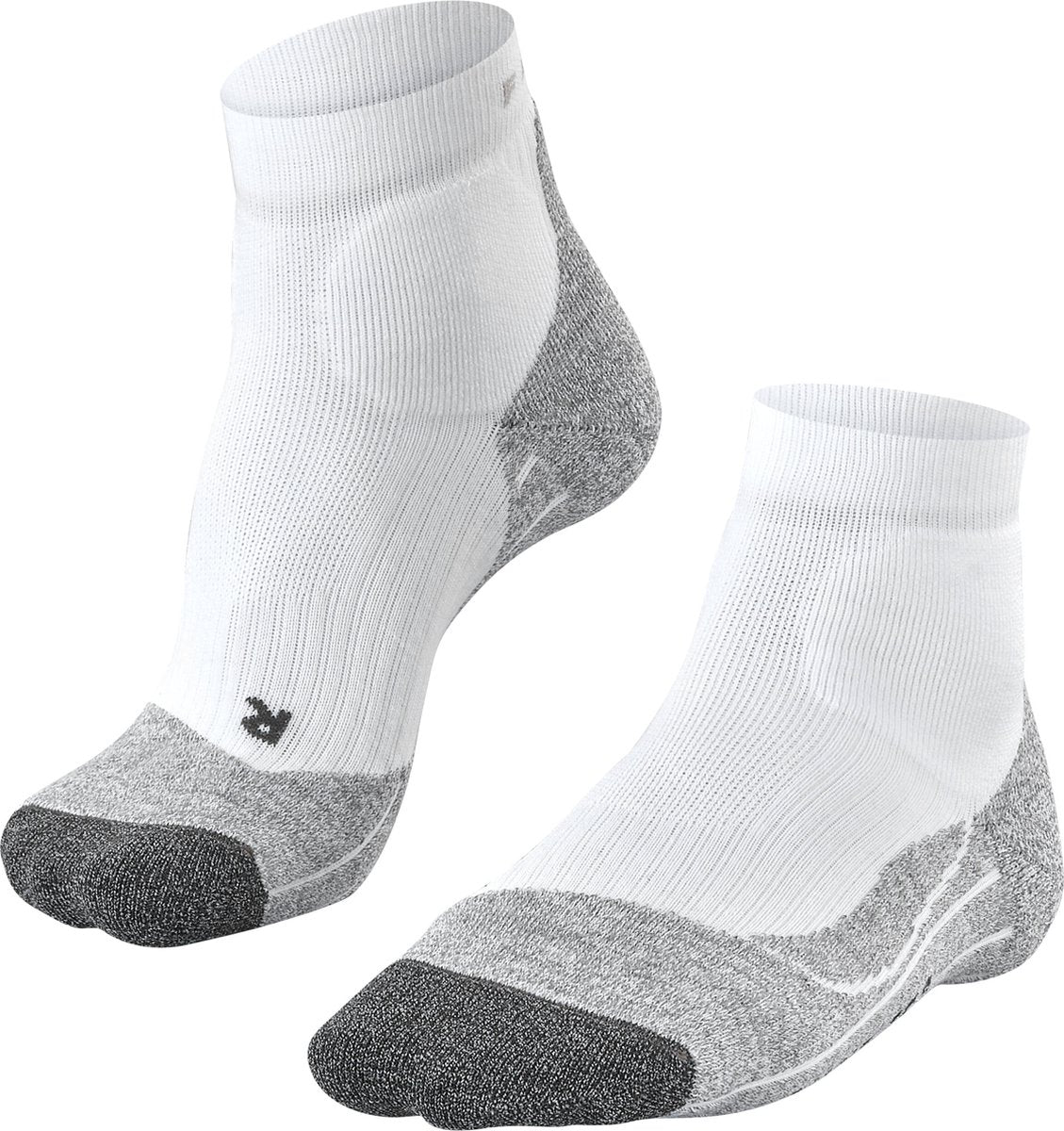 Falke te2 short anti-blaar katoen functioneel materiaal tennissokken heren wit - maat 39-41