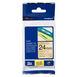 Labeltape brother tzepr851 zwart, goud