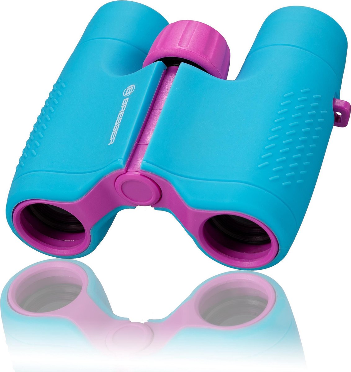 Bresser junior verrekijker - 6x21 - blauw paars - robuust - verrekijker voor
