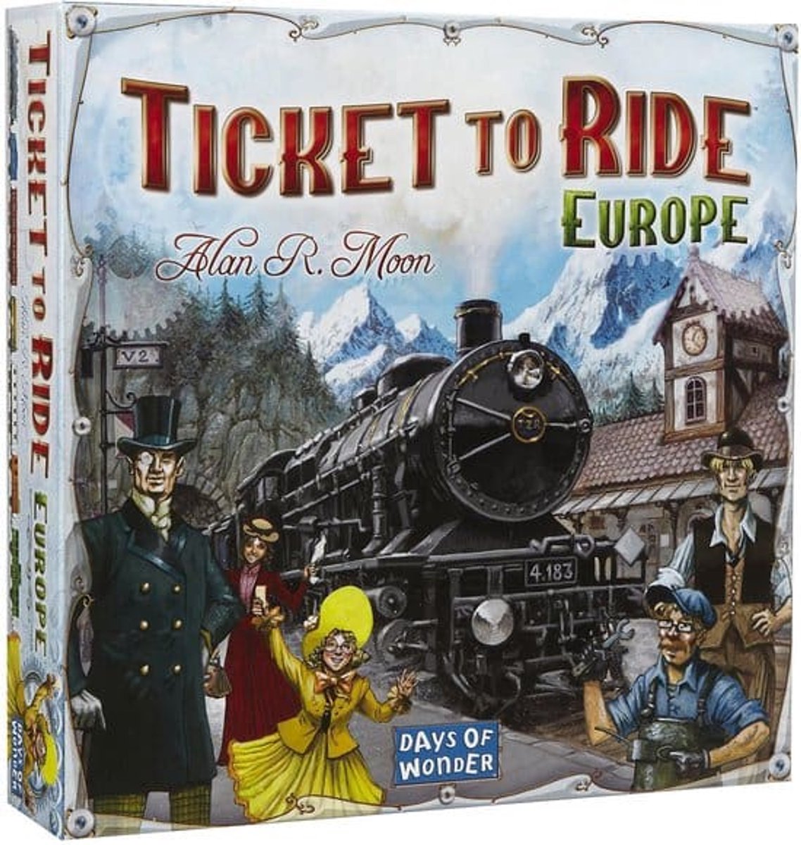 Days of wonder ticket to ride europe - nederlandstalig bordspel - strategisch gezelschapsspel voor familie vrienden