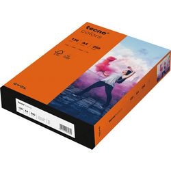 Gekleurd papier tecno a4 120 g m² oranje 250 vellen