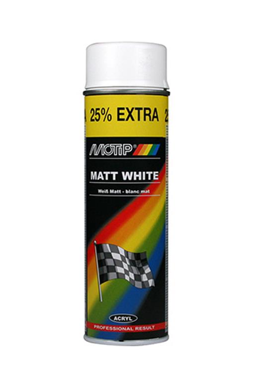 Motip spuitbus acryl wit mat