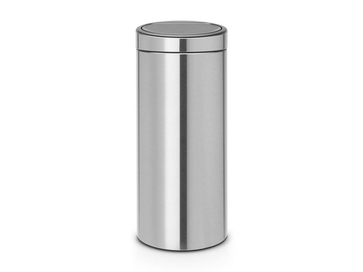 Brabantia touch bin afvalemmer 30l matt steel fingerprint proof