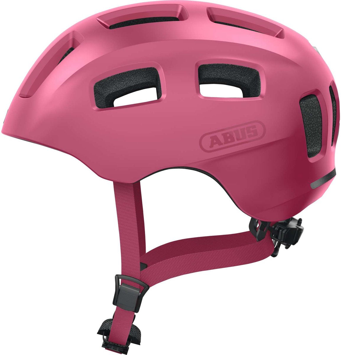 Abus fietshelm youn-i 2.0 mono red s - 48-54 cm - rood - geschikt voor gebruik op elektrische fietsen - stadsfietsen - 240 g