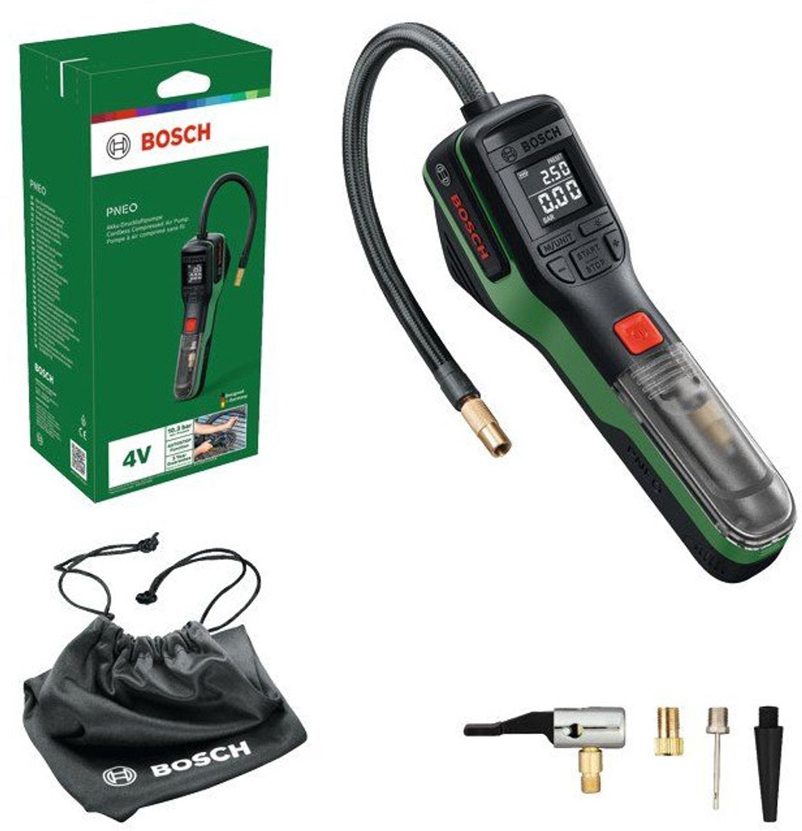 Bosch – easypump – draadloze luchtpomp – presta – 10,3 bar