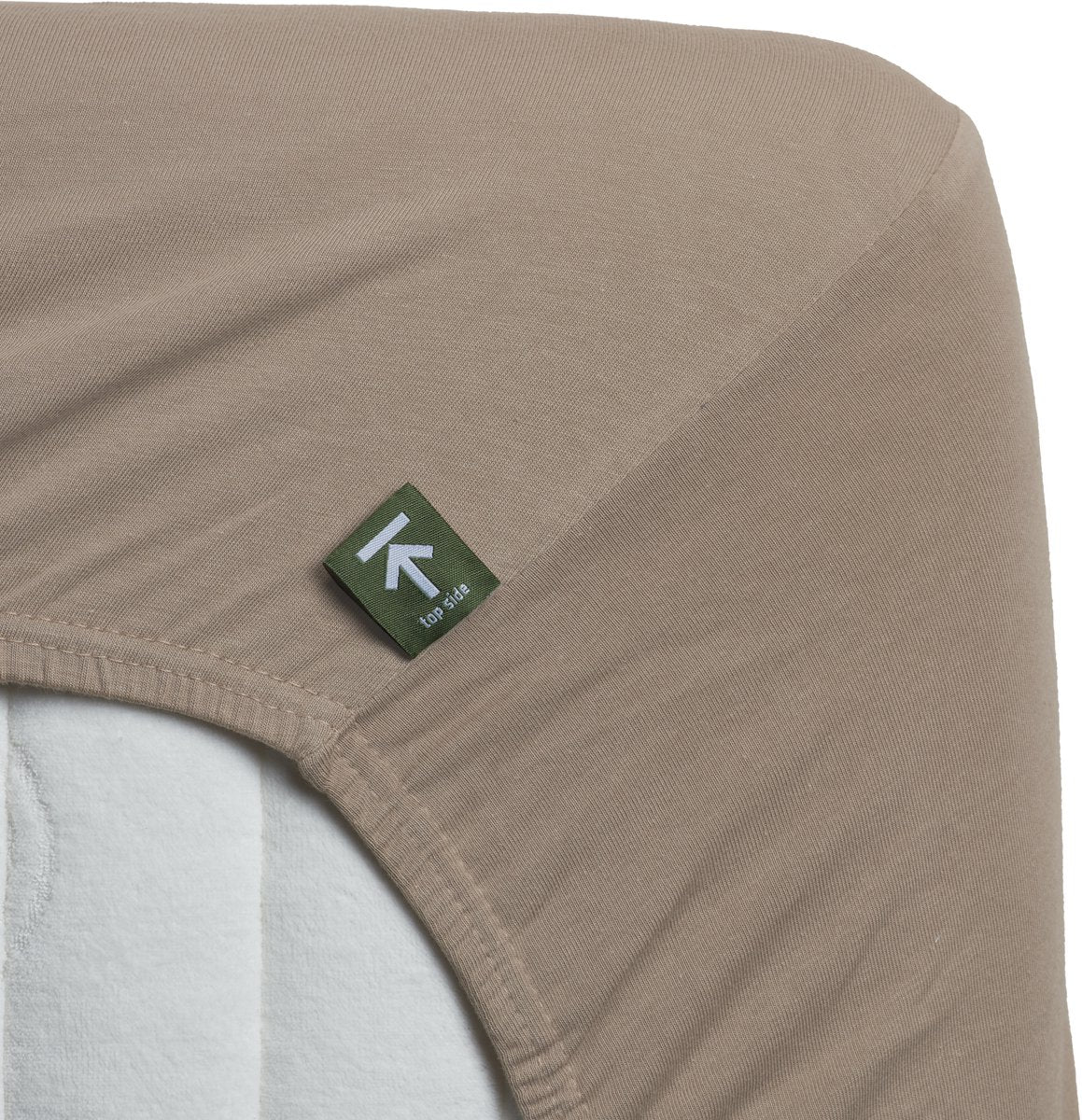 Beddinghouse jersey - hoeslaken - 180x200 220 - taupe