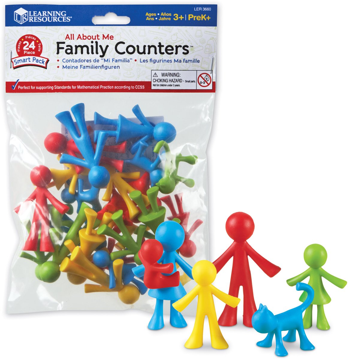 Learning resources all about me family counters™ smart pack (set van 24) - 3+