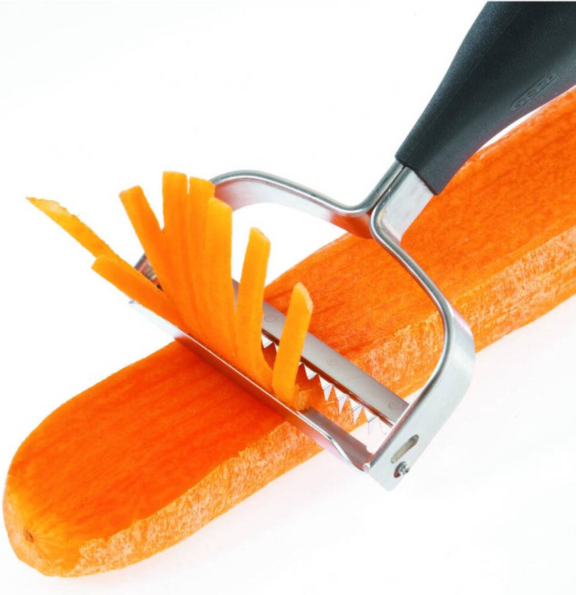 Gefu striscia juliennesnijder - julienne peeler - rvs groentesnijder