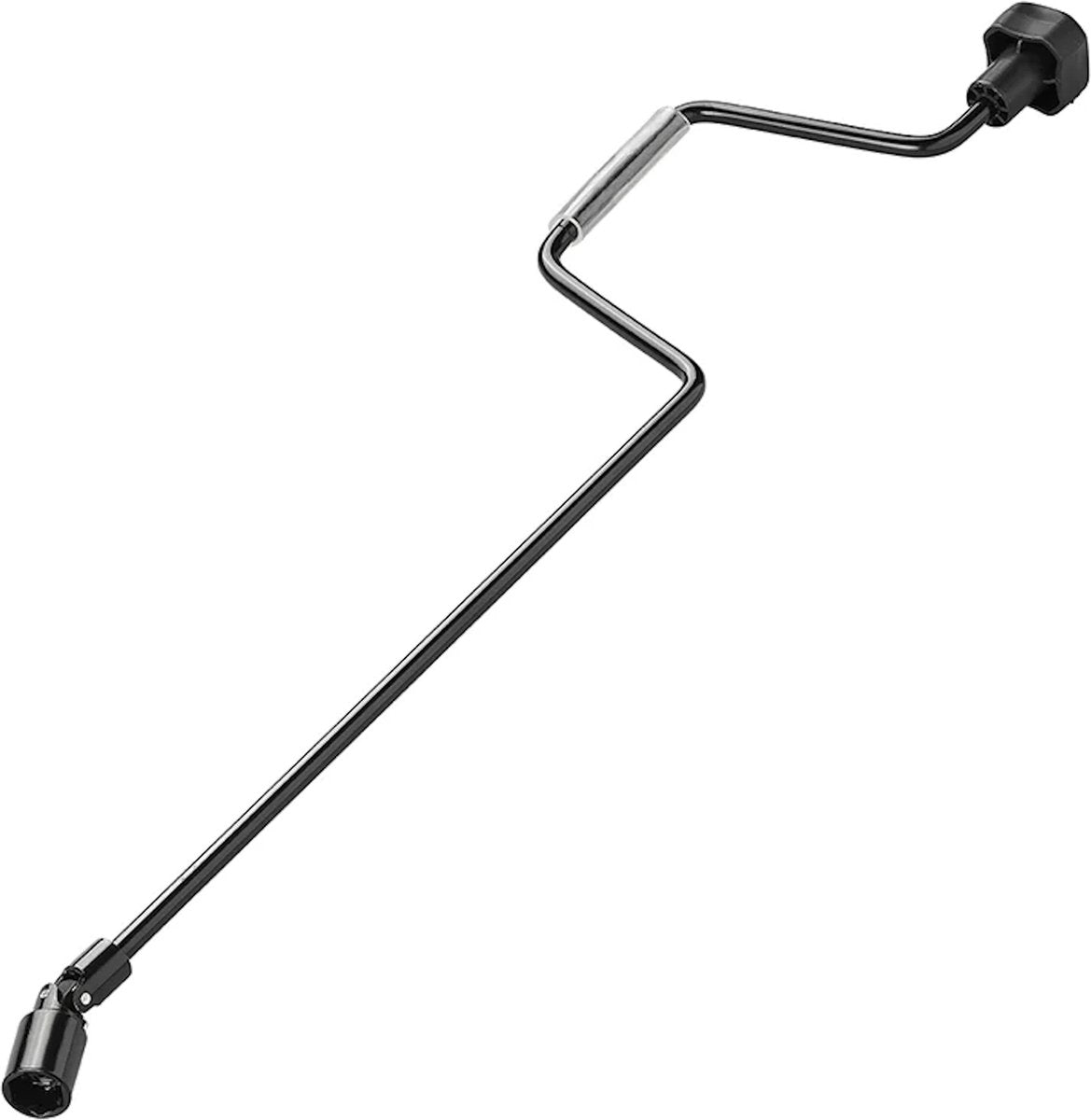 Proplus uitdraaislinger met cardangewricht - 740 mm - 19 mm - staal en pp - ergonomisch ontwerp