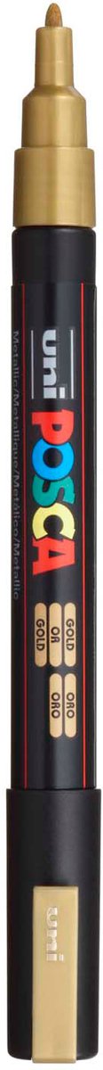 Posca verfstift pc3m f goud