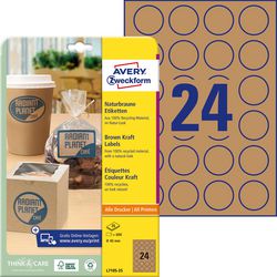 Labels avery l7105-25 600 labels ø40 mm