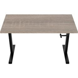 Zit-sta-bureau euroseats crank burslibl140rob eiken eiken metaal