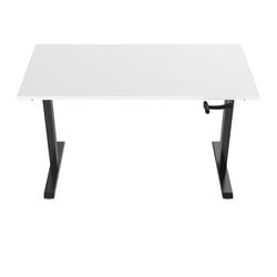 Zit-sta-bureau euroseats crank burslibl160wit wit, zwart metaal