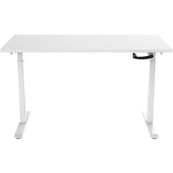 Zit-sta-bureau euroseats crank bursliwh120wit wit metaal